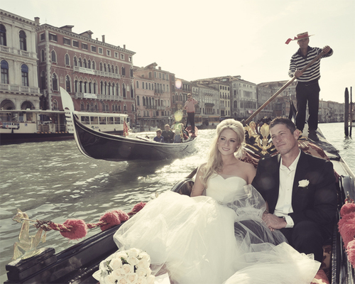 Venedik’de düğün