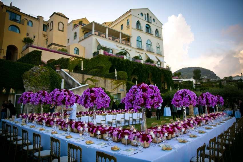 Amalfi'de düğün organizasyonu