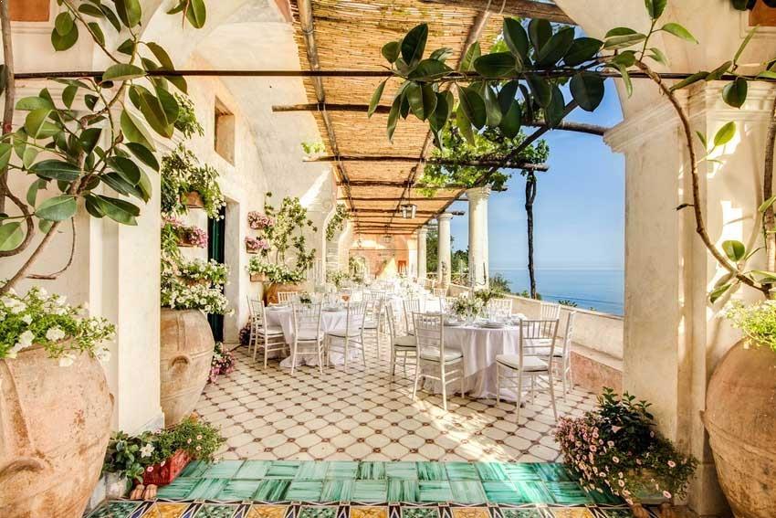 Amalfi'de düğün organizasyonu